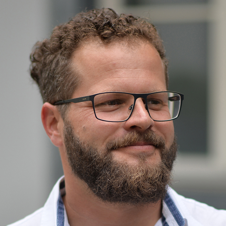 Retrato de Fabian Bürgy, cofundador de SwissDTx.